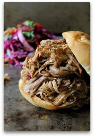 Italiaanse bol pulled chicken