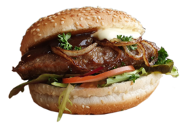 Broodje hamburger speciaal