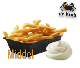 Middel friet frietsaus