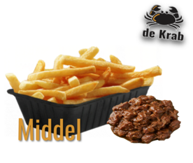 Middel friet stoof